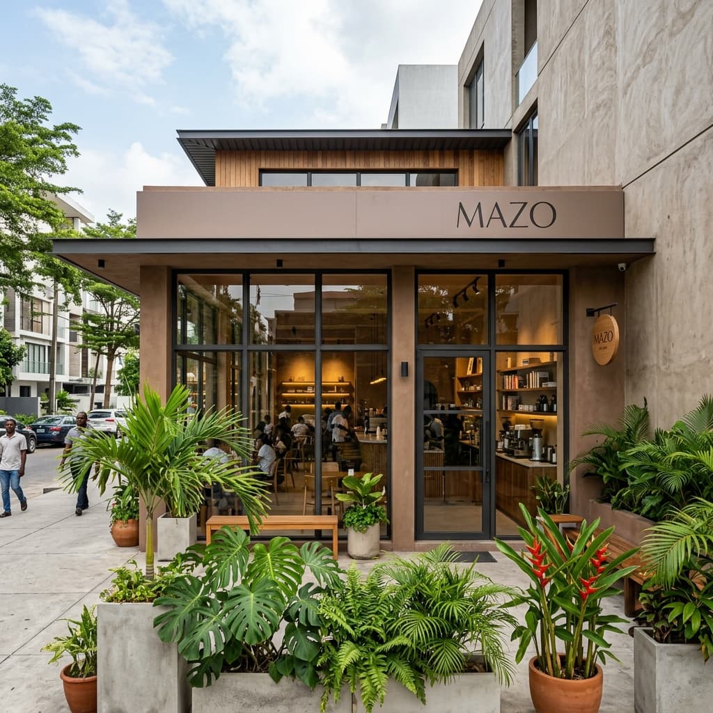 Mazo Victoria Island Cafe Front